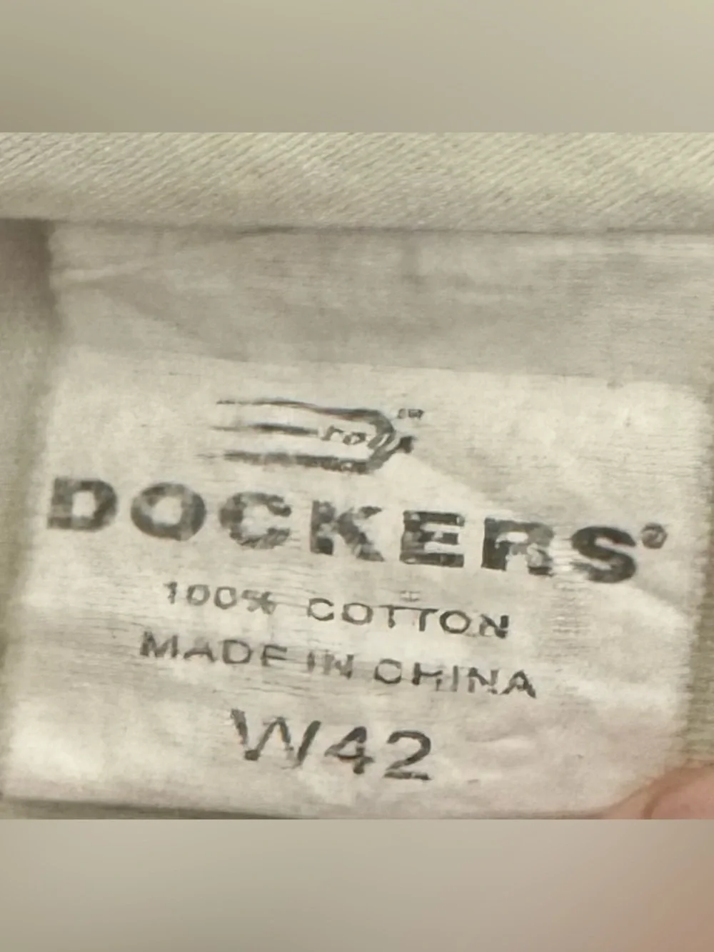 Dockers Light Khaki Flat Front Pleated Shorts